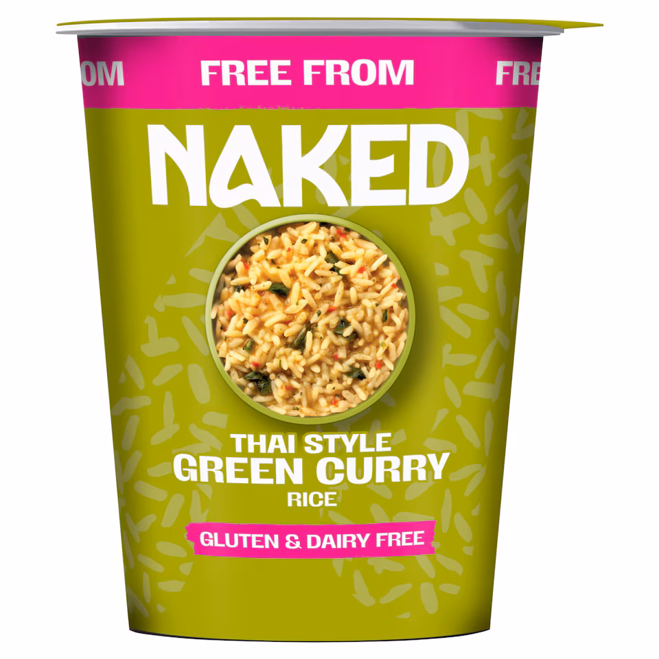 Naked Free From Thai Green Curry Rice 78G