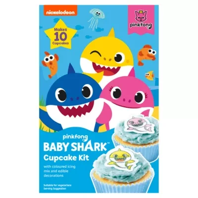 Nickelodeon Nickelodeon  Baby Shark Cupcake Kit 131g