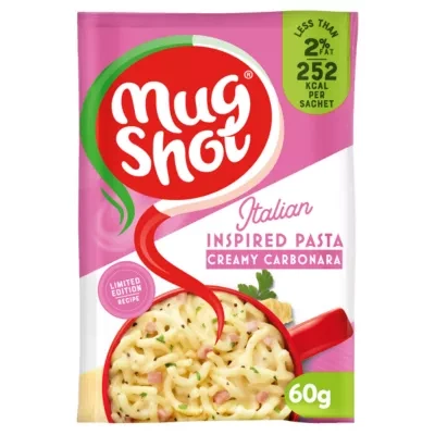 Mug Shot Italian Inspired Pasta Creamy Carbonara 60g