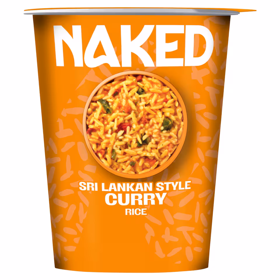 Naked Sri Lankan Style Curry  Rice 78g