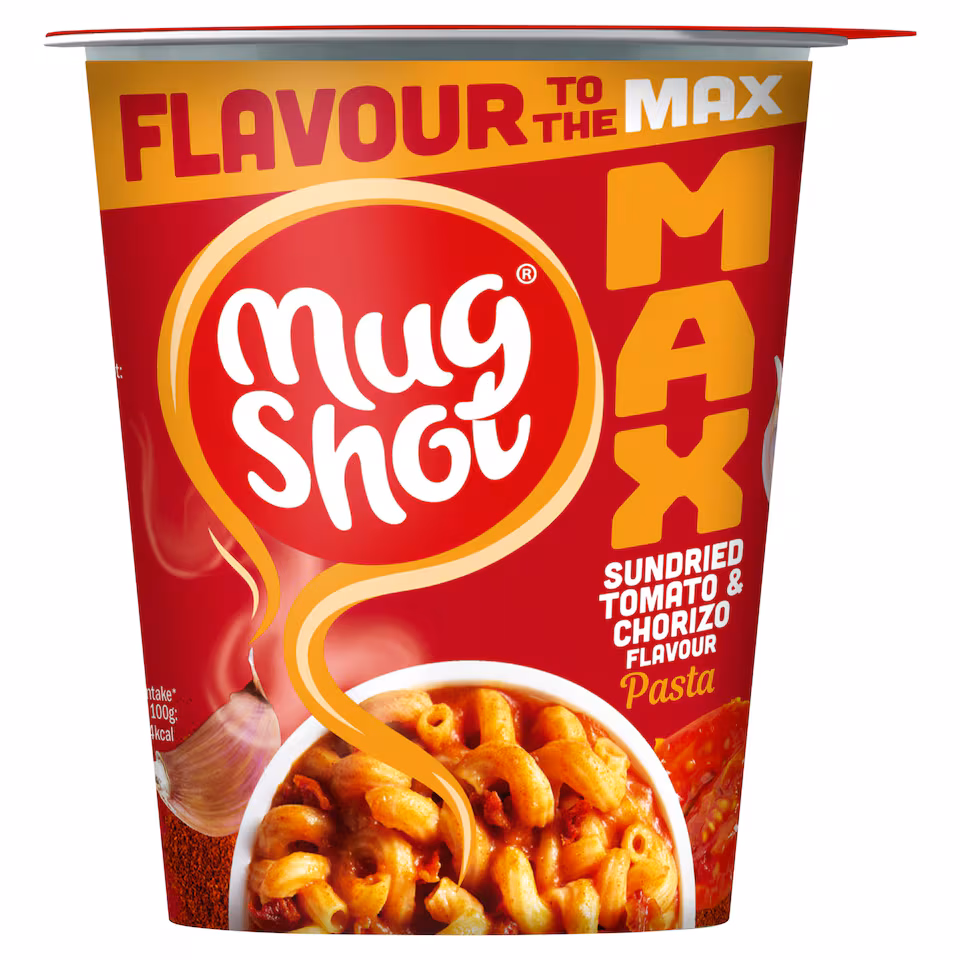 Mug Shot Max Sundried Tomato & Chorizo Flavour Pasta 68g