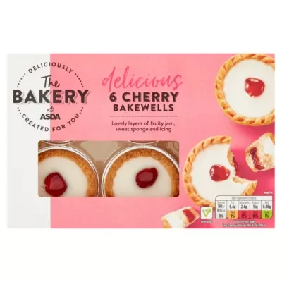The BAKERY at ASDA The Bakery 6 Cherry Bakewells