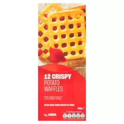 ASDA 12 Crispy Potato Waffles 680g