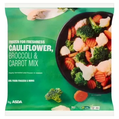 ASDA Cauliflower, Broccoli & Carrot Mix 1kg