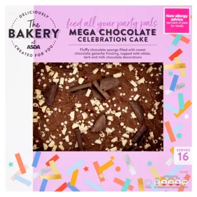 ASDA The Bakery at  Mega Chocolate Celebration Cake