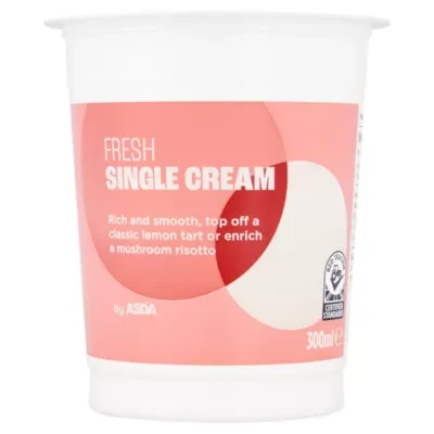 ASDA Fresh Single Cream 300ml