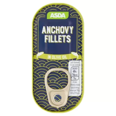 ASDA Anchovy Fillets in Olive Oil 50g