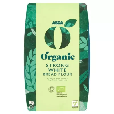 ASDA Organic Strong White Bread Flour 1kg