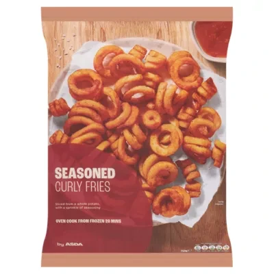 ASDA Seasoned Curly Fries 750g