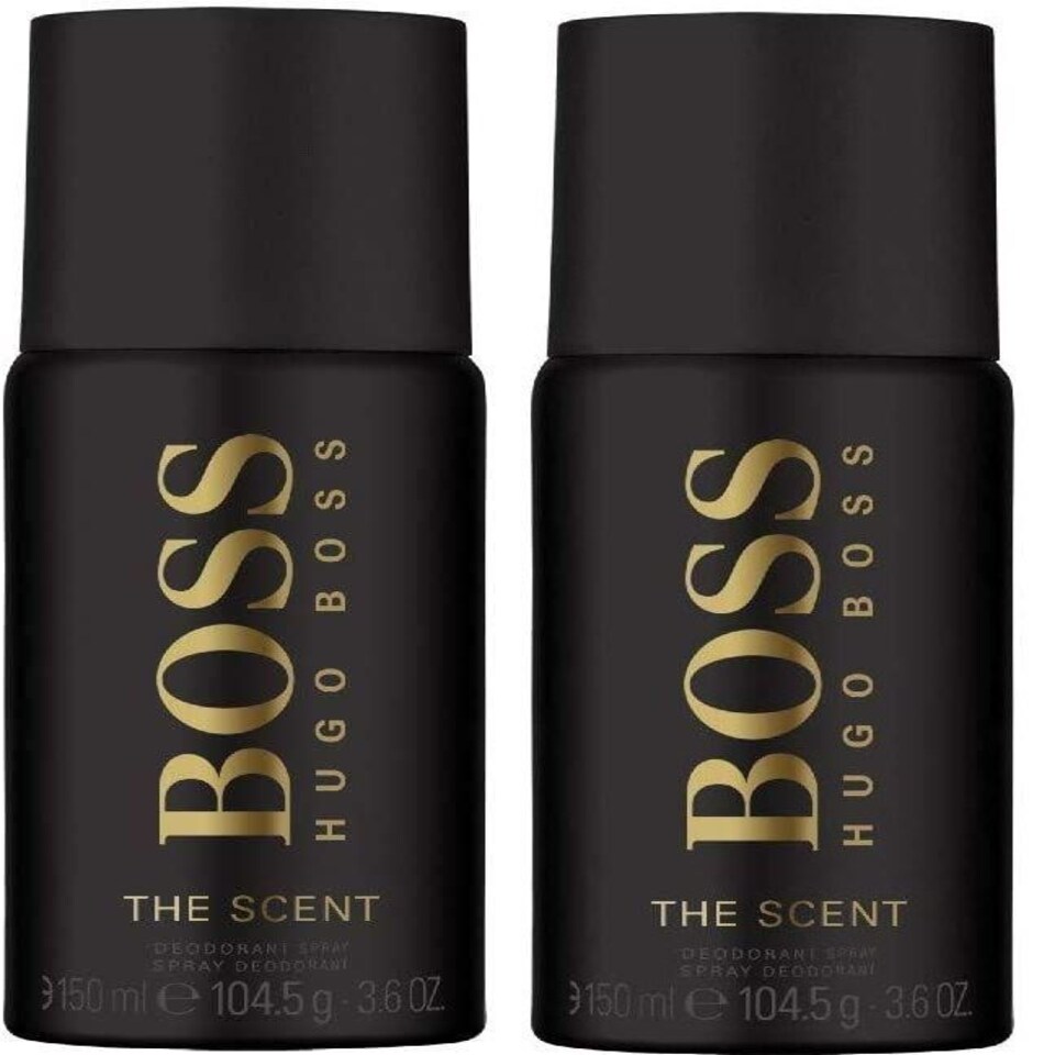 Hugo Boss The Scent Mens Deodorant Body Spray 150ml 2 Pack