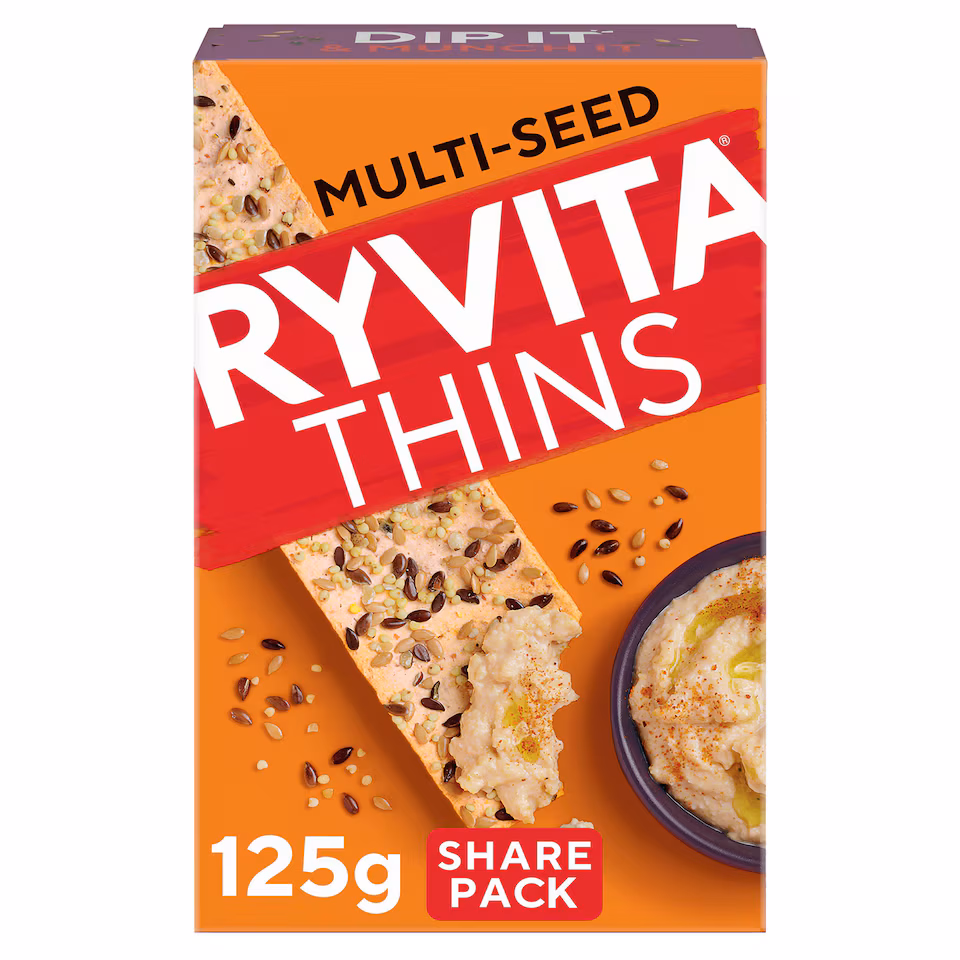 Ryvita Multiseed Thins 125G