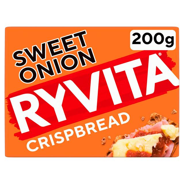 Ryvita Crispbread Sweet Onion Crackers 200g