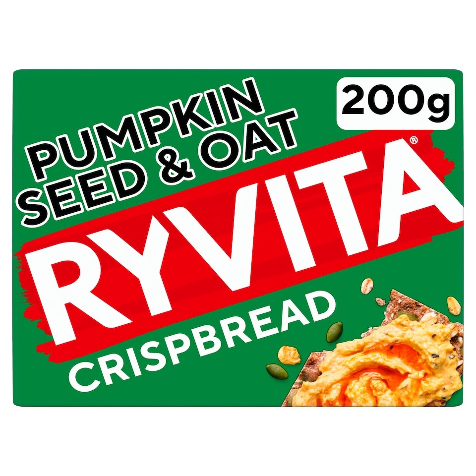 Ryvita Pumpkin Seed & Oat Crisp Bread 200G