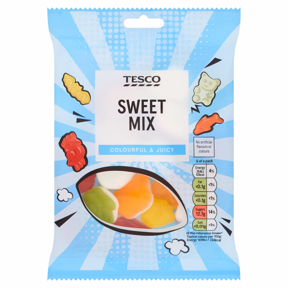 Tesco Sweet Mix 100g