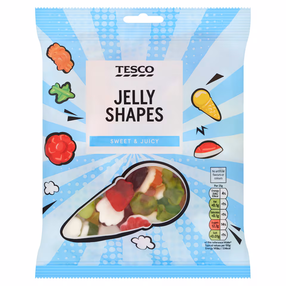 Tesco Jelly Shapes 500g