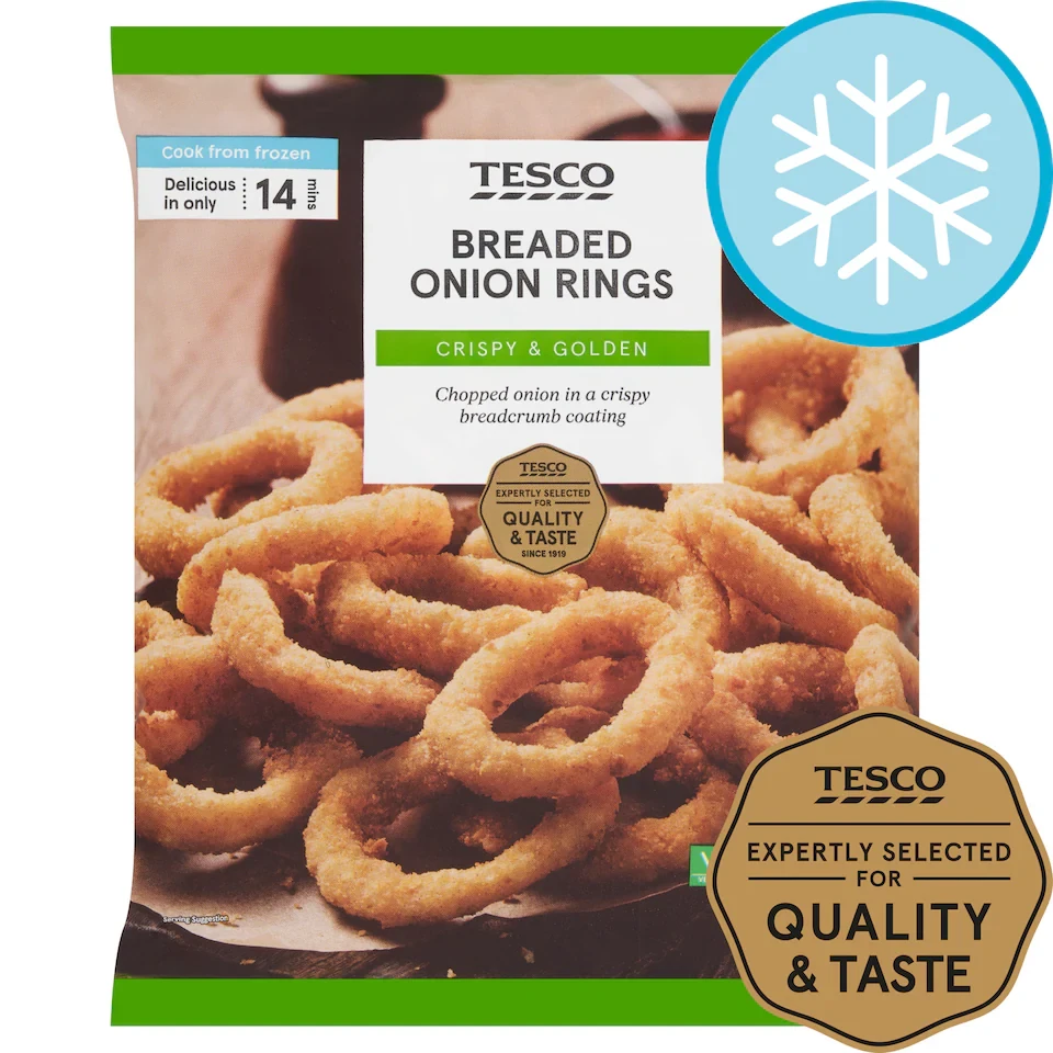 Tesco Breaded Onion Rings 750G