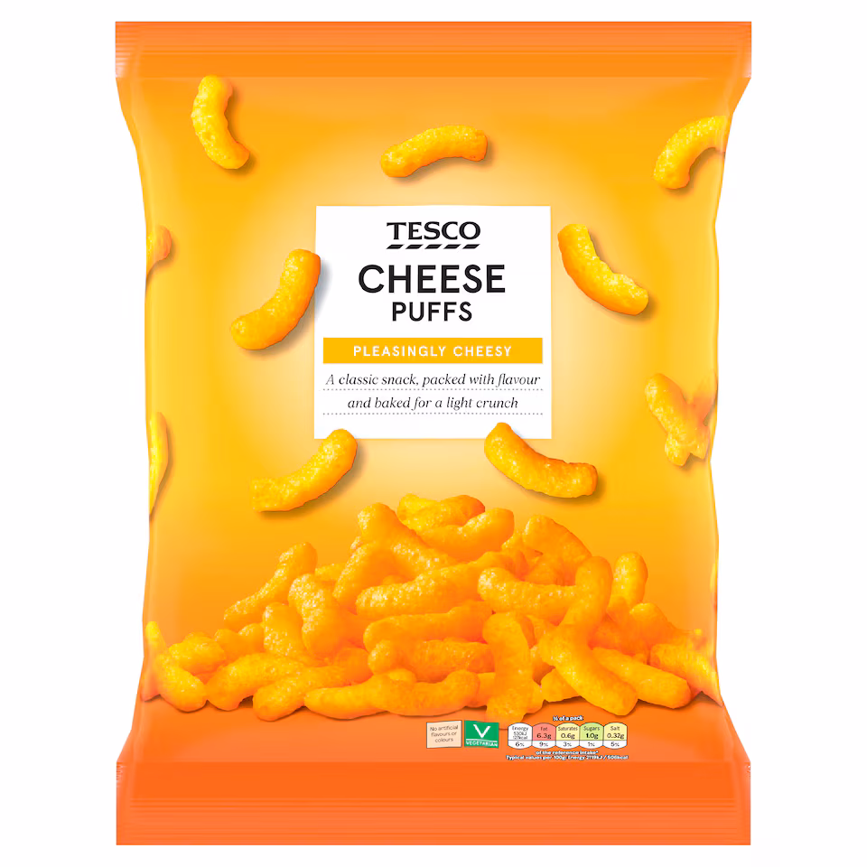 Tesco Cheese Puffs 150g