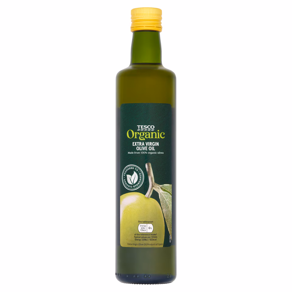 Tesco Organic Extra Virgin Olive Oil 500Ml