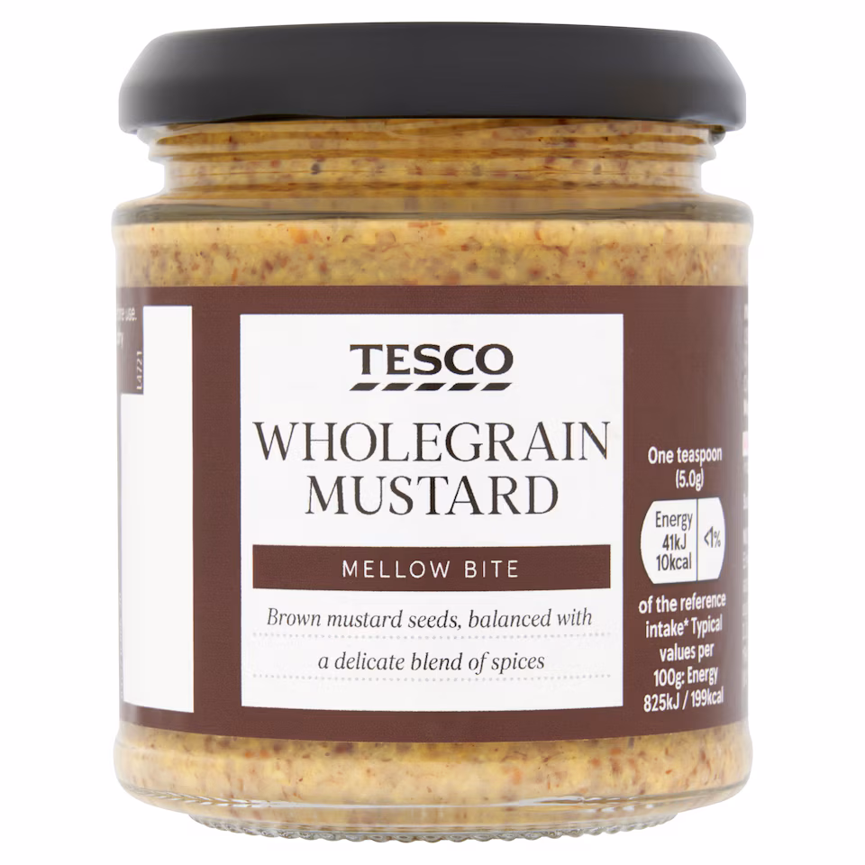 Tesco Wholegrain Mustard 180G