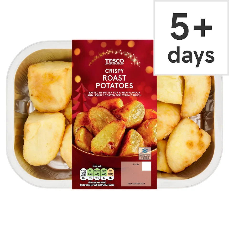 Tesco Crispy Roast Potatoes 450G