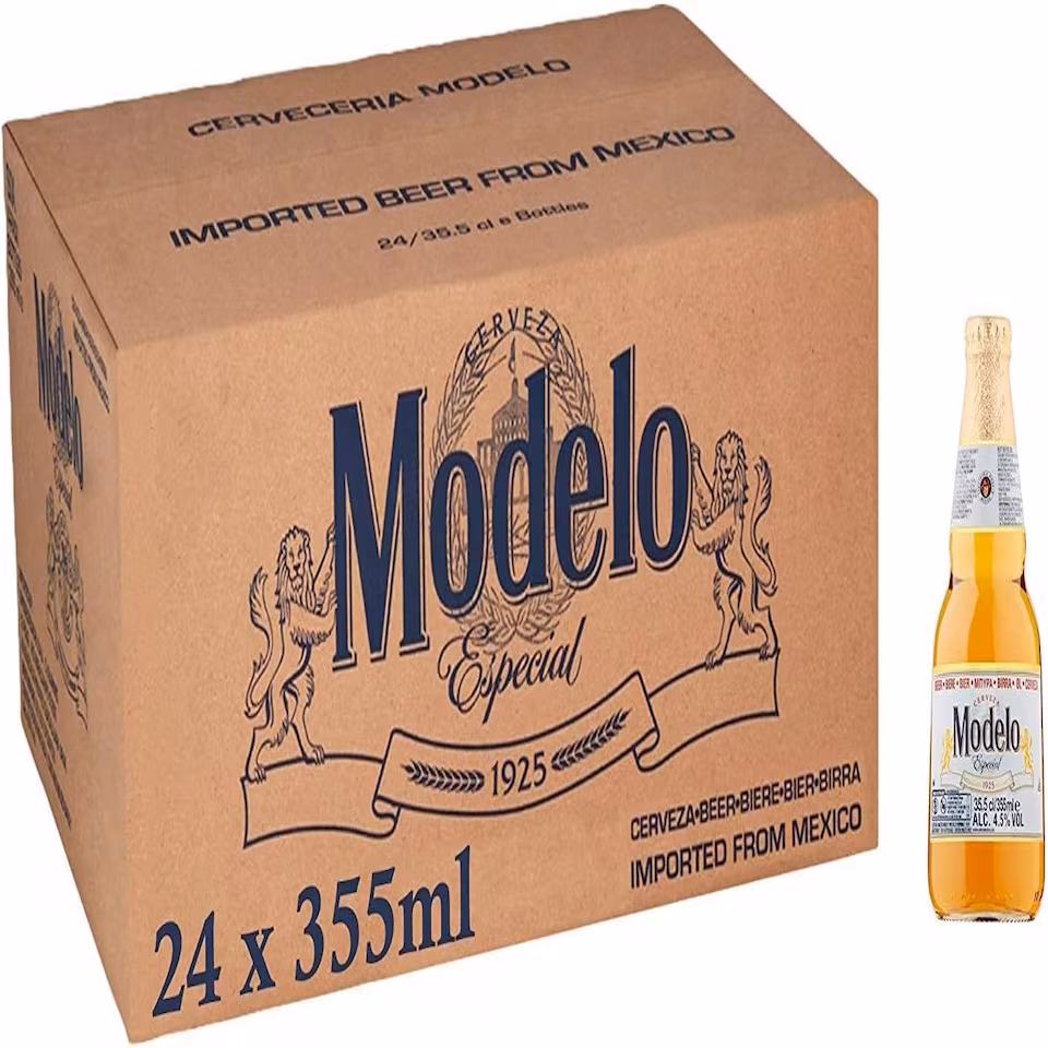 Modelo Especial Mexican Lager 24 x 355ml Bottles