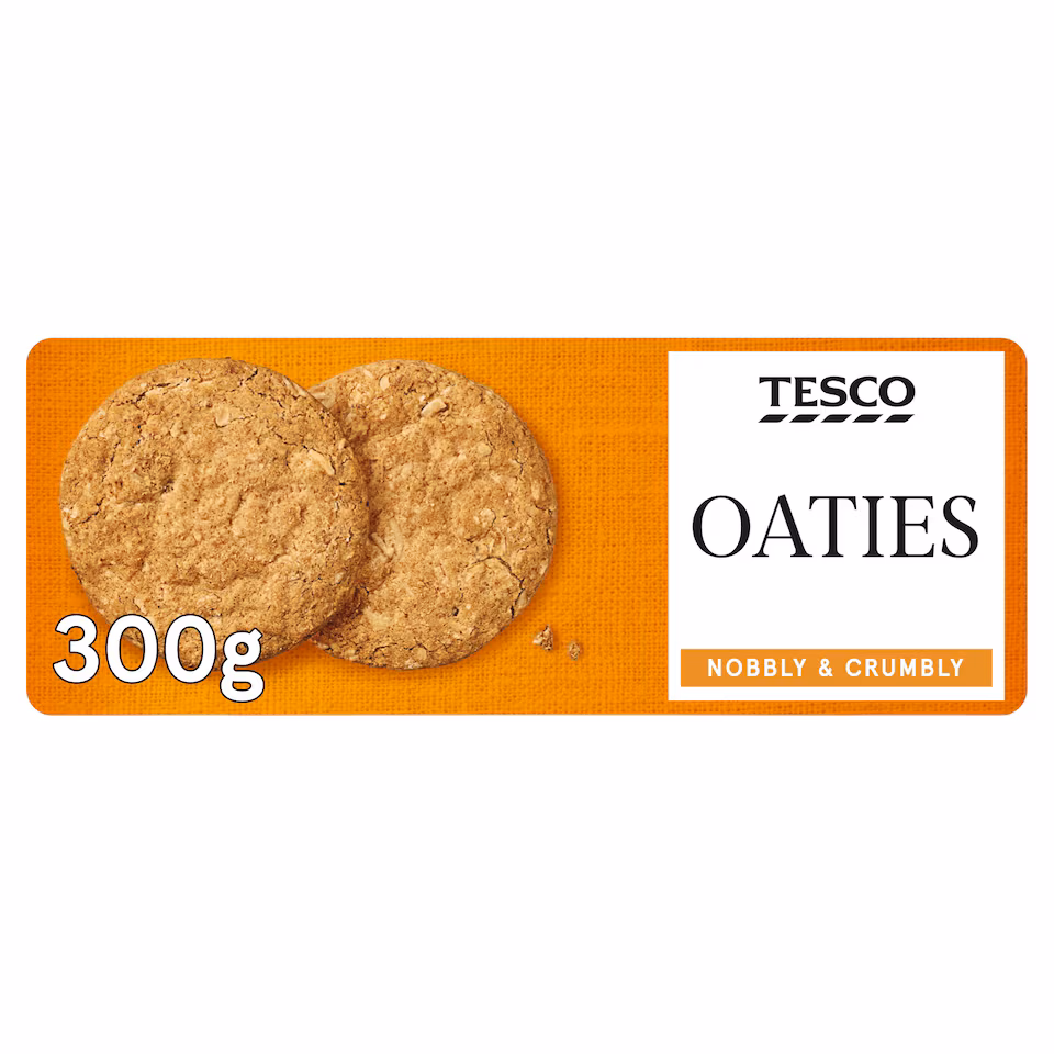 Tesco Oaty Rounds Biscuits 300G