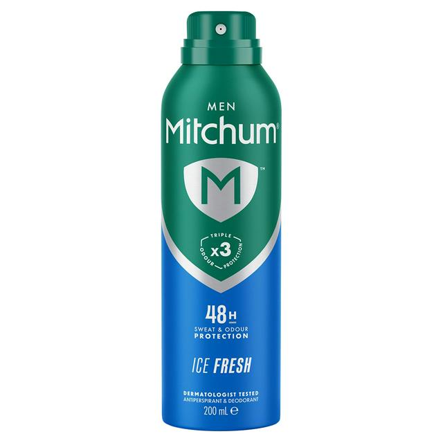 Mitchum Men Triple Odor Defense Protection Ice Fresh Anti-perspirant & Deodorant 200ml