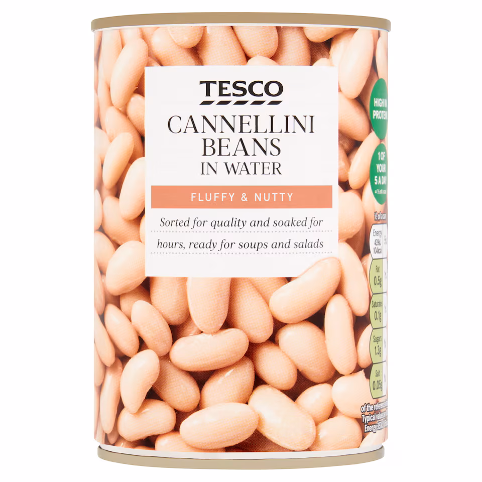Tesco Cannellini Beans Water 400G