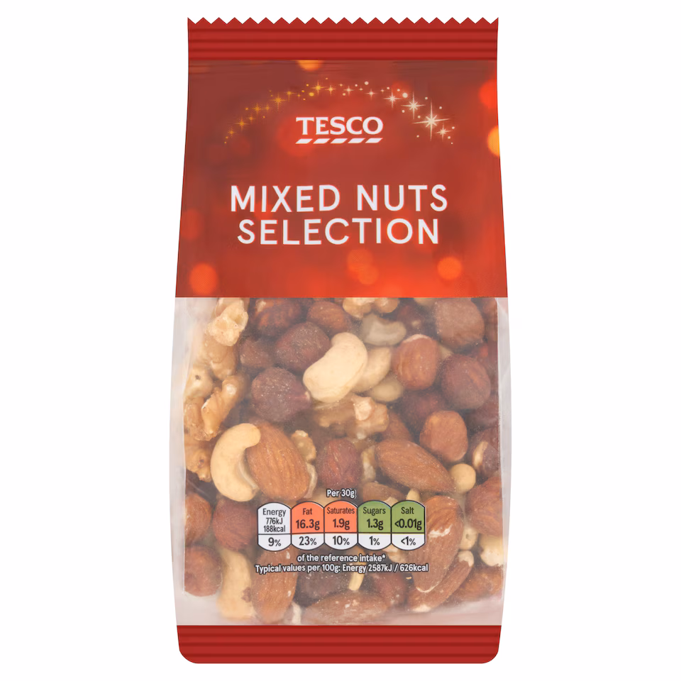 Tesco Mixed Nuts 225G