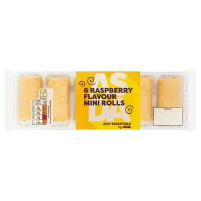JUST ESSENTIALS by ASDA Just Essentials 6 Raspberry Flavour Mini Rolls