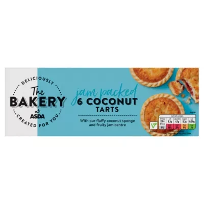 The BAKERY at ASDA The Bakery 6 Coconut Tarts