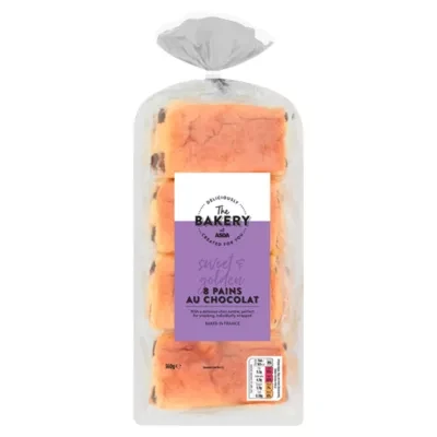 The BAKERY at ASDA The Bakery 8 Pains Au Chocolat 360g