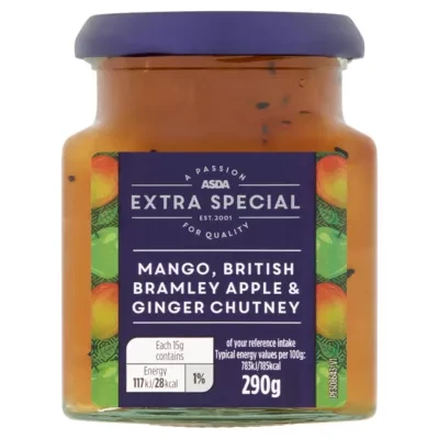 ASDA Extra Special EMango, British Bramley Apple & Ginger Chutney 290g