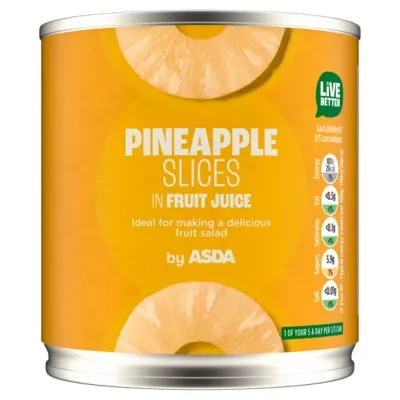 ASDA Pineapple Slices in Fruit Juice 432g