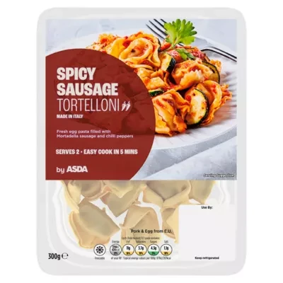 ASDA Spicy Sausage Tortelloni 300g