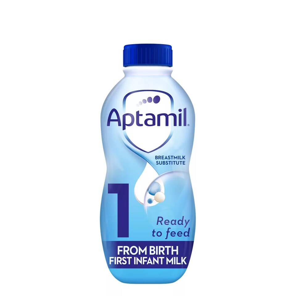 Aptamil 1 First Infant Baby Milk Formula Liquid Ready to Feed from Birth 1L