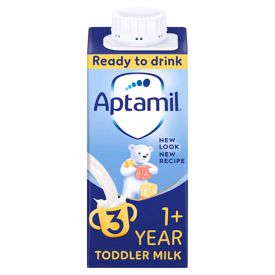 Aptamil 3 Toddler Milk Formula Liquid Ready to Feed 1-3 Years 200ml