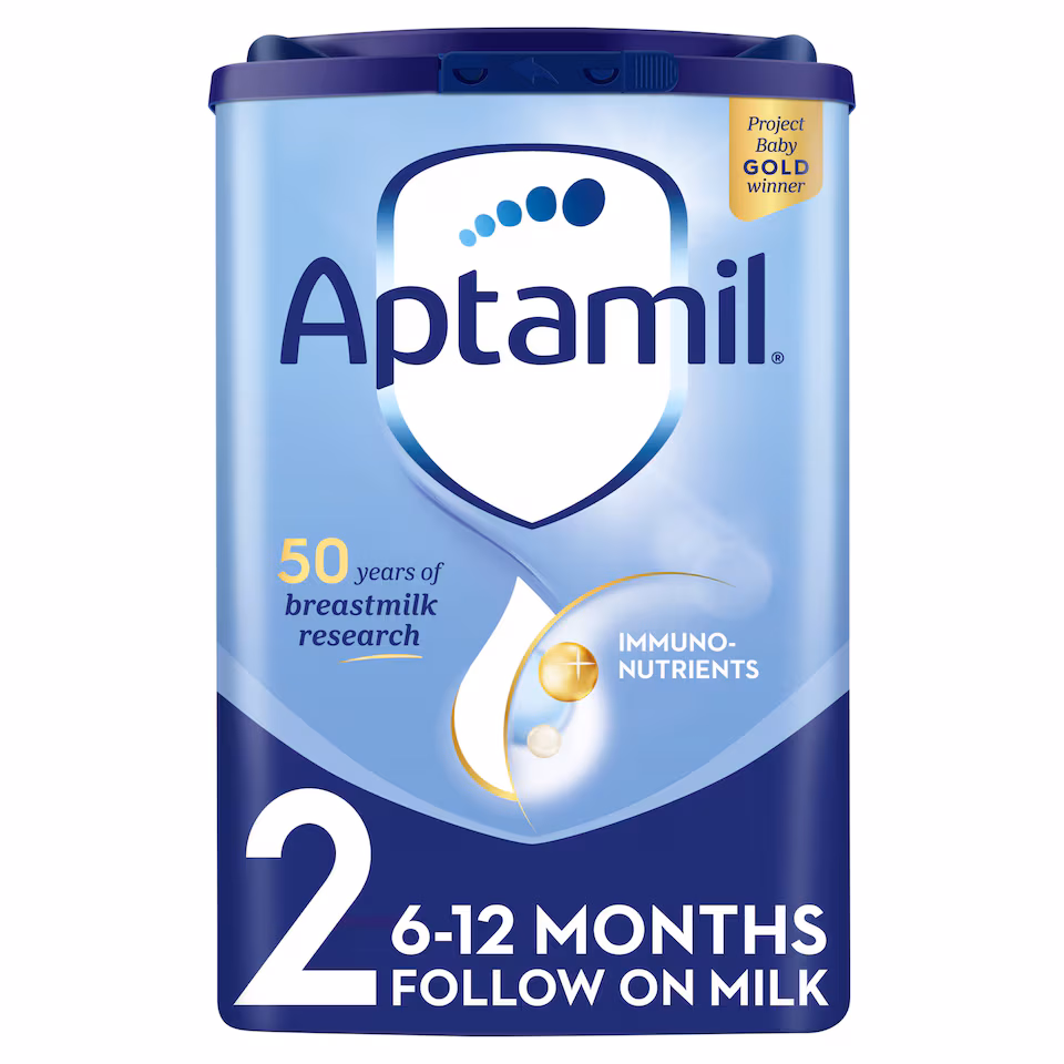 Aptamil 2 Follow On Baby Milk Formula Powder 6-12 Months 800g