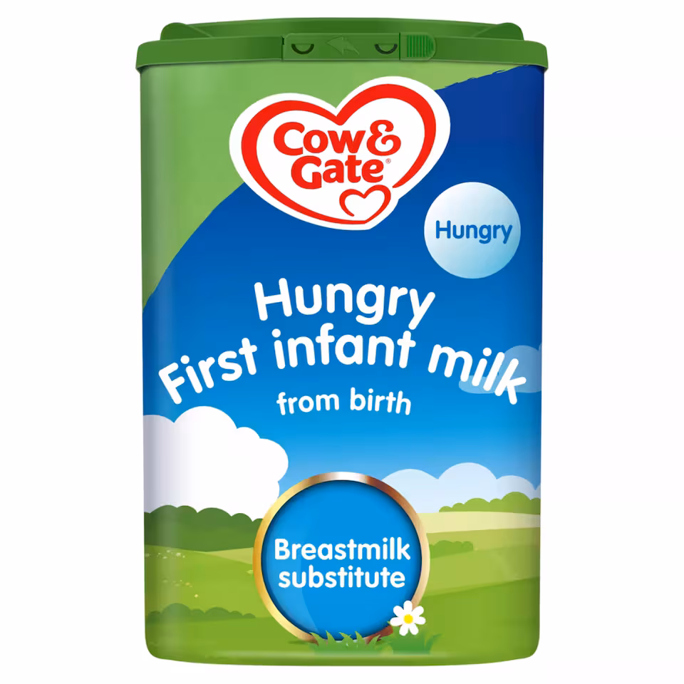 Cow & Gate Hungry First Baby Milk Formula Powder 0-12 Months 800g