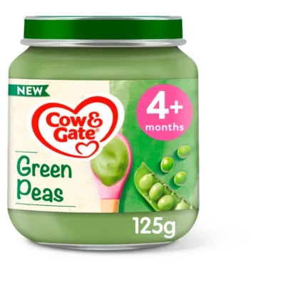 Cow & Gate Peas Baby Food Snack Jar, 6+ Months, 125g