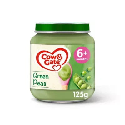 Cow & Gate Peas Baby Food Snack Jar, 6+ Months, 125g