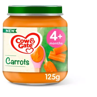 Cow & Gate Carrot Baby Food Snack Jar, 6+ Months, 125g