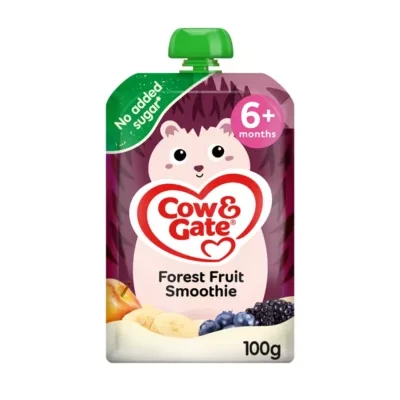 Cow & Gate Fruit Pouch Forest Fruit Baby Food Snack, 6+ Months, 100g