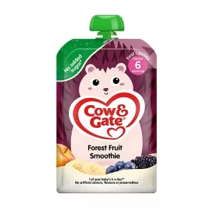 Cow & Gate Fruit Pouch Forest Fruit Baby Food Snack, 6+ Months, 100g