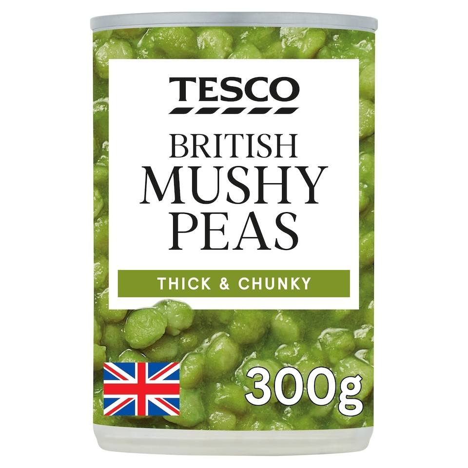 Tesco British Mushy Peas 300G