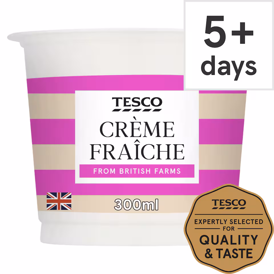 Tesco British Creme Fraiche 300Ml