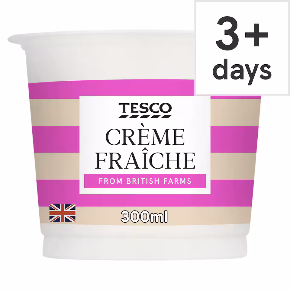 Tesco British Creme Fraiche 300Ml