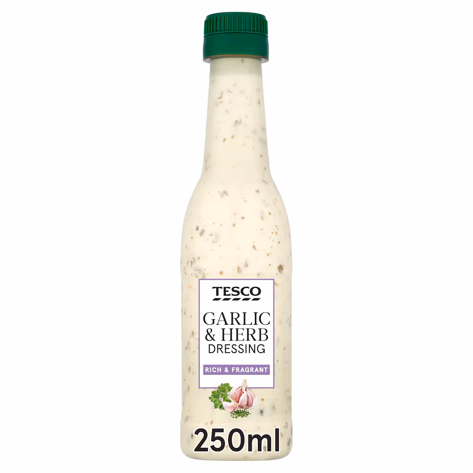 Tesco Garlic & Herb Dressing 250Ml