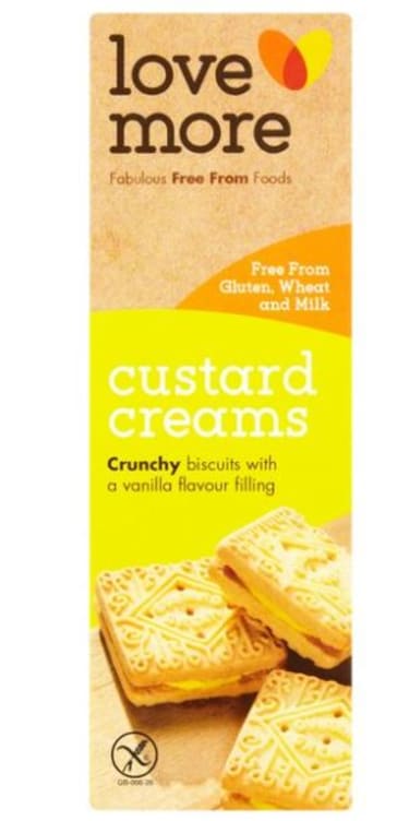 Custard Cream Kjeks Gl.Fri 125g Lovemore