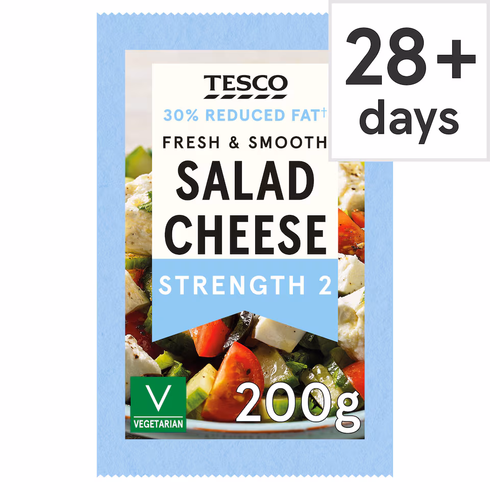 Tesco Reduced Fat Salad Cheese 200G